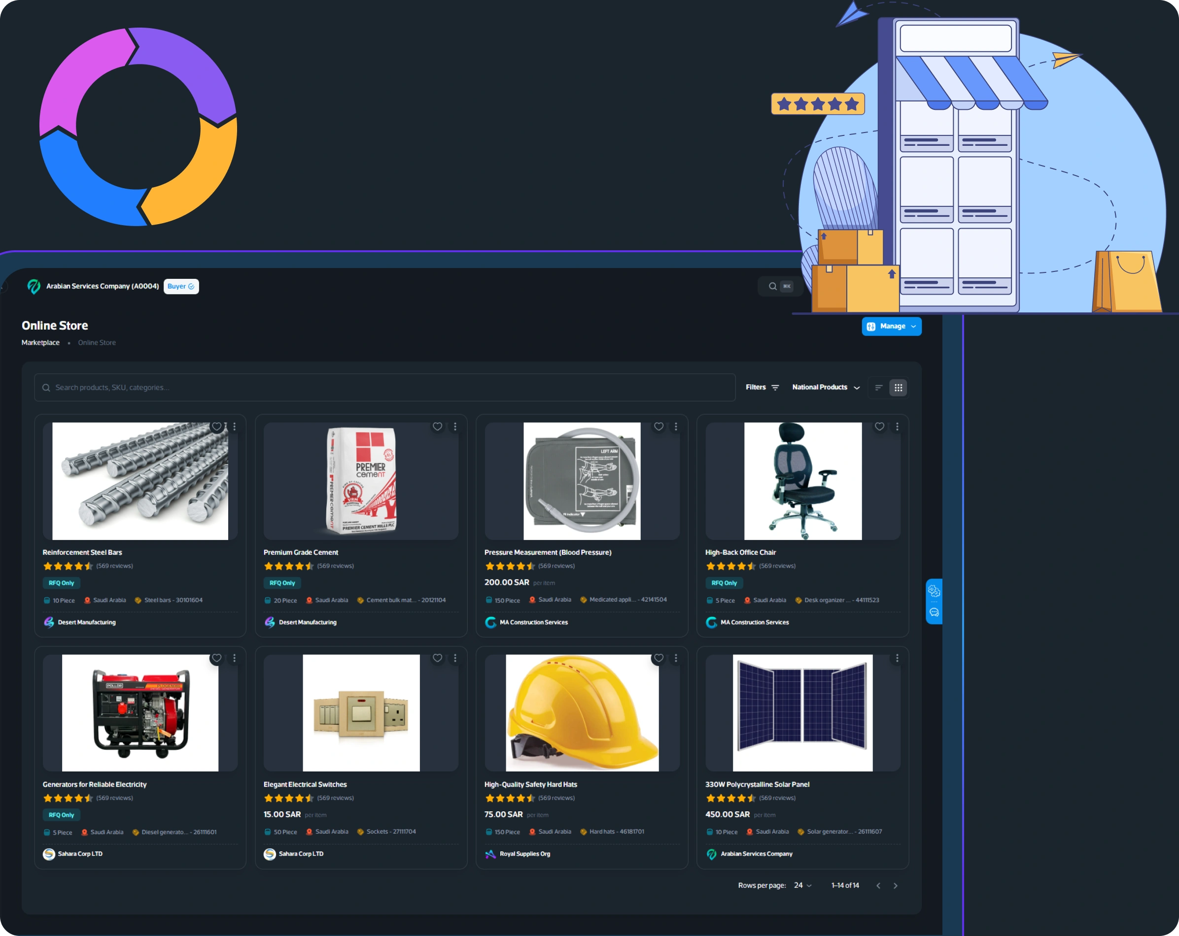 Jazalla Marketplace Online Store — retail storefront and product discovery
